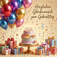 Herzlichen Glückwunsch 4 Motiv