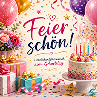 Herzlichen Glückwunsch 8 Motiv