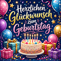 Herzlichen Glückwunsch 9 Motiv
