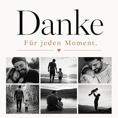 Danke für jeden Moment Motiv