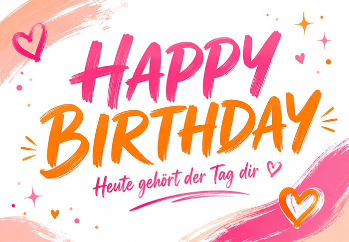 Happy Birthday Motiv