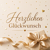 Herzlichen Glückwunsch Motiv