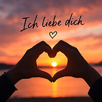 Ich liebe dich 5 Motiv
