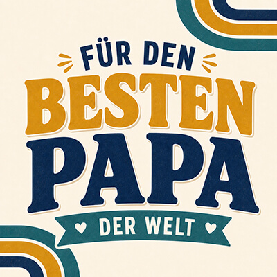 Für den besten Papa der Welt Motiv