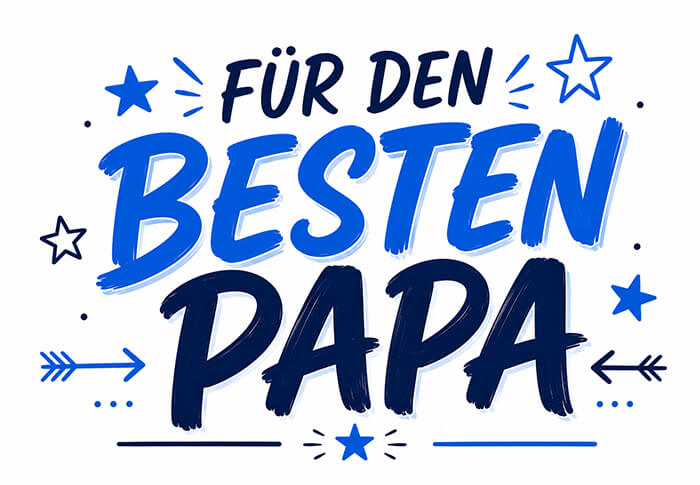 Für den besten Papa Motiv